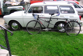 Put the big bike into the little car?